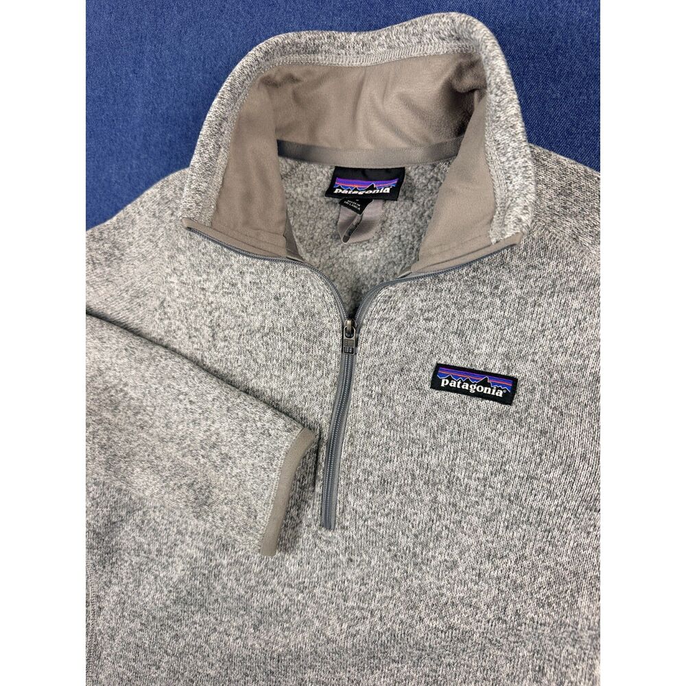 Patagonia Better Sweater 1/4 Zip Fleece Pullover Gray Women’s Small S
